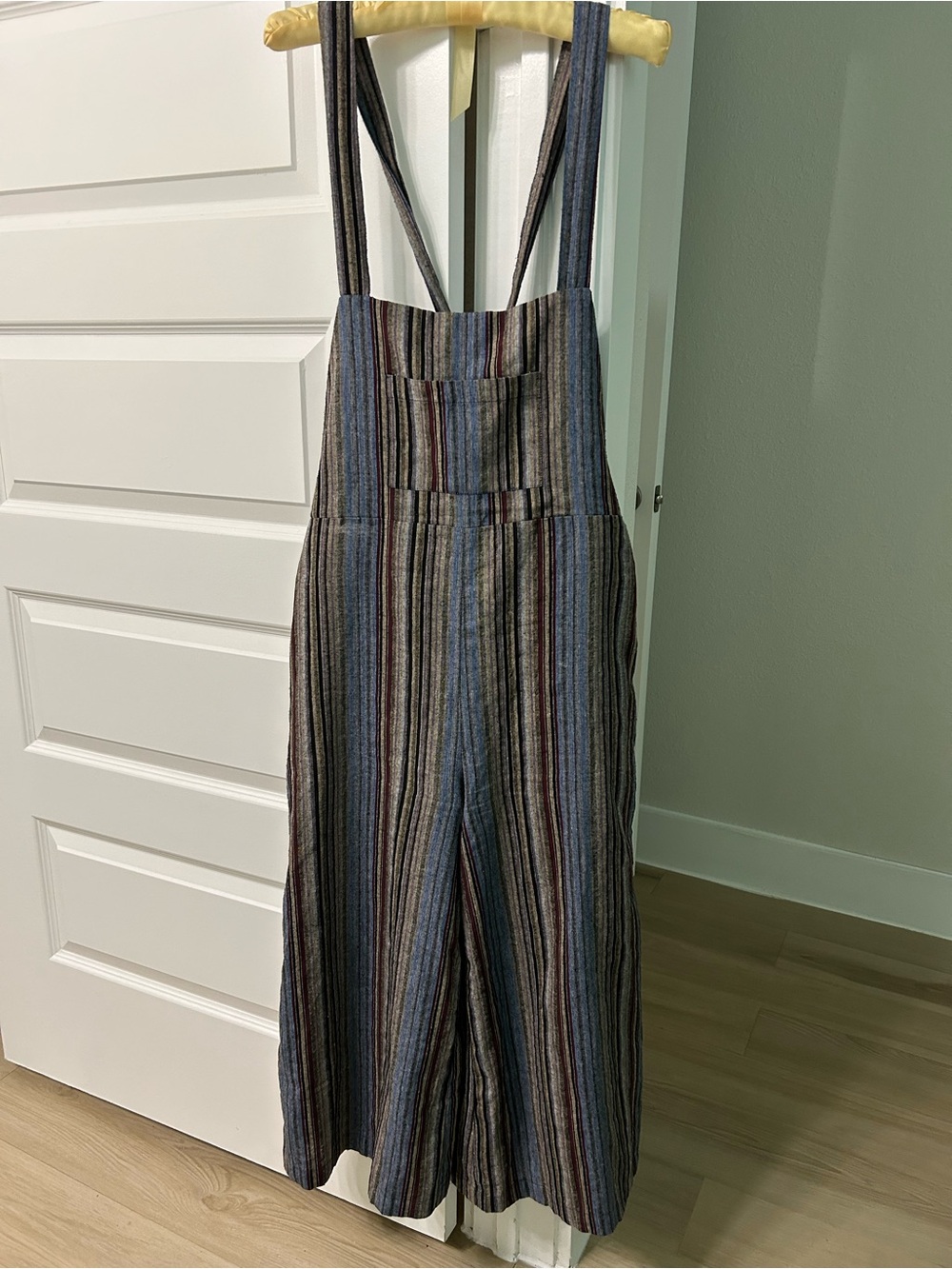 Blush Sz M, Striped Wide-Leg Jumpsuit